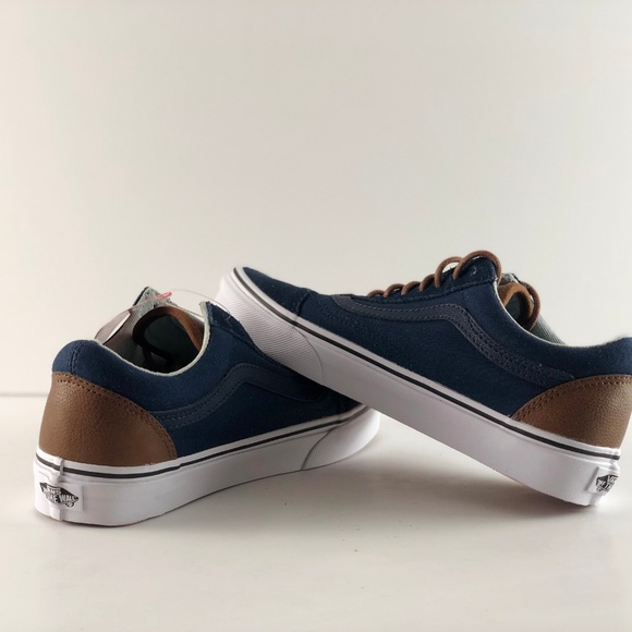 Vans OLD SKOOL C&L Dress Blues/Acid Denim Shoes - Picture 7 of 8